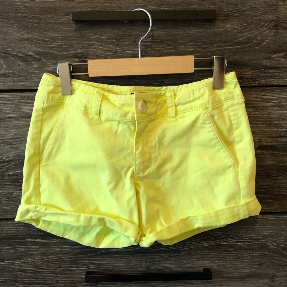 American Eagle Outfitters Bright Yellow Women's Shorts